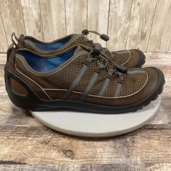 Privo by Clarks Womens Brown & BlueSlip On Casual Comfort Walking Shoes 8.5 M - Picture 6 of 16